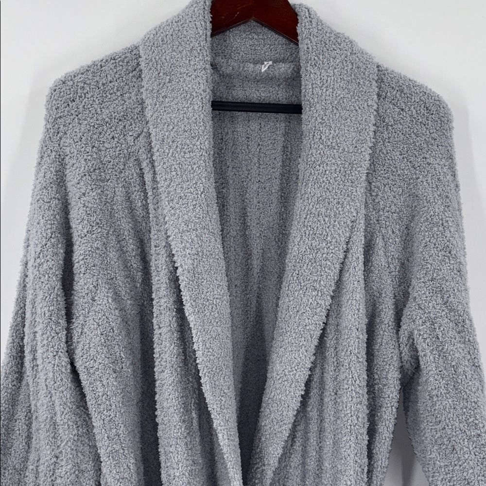 Pottery Barn Teddy Robe Grey Size Large - Picture 4 of 13